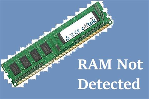 ram slots not working|How to Deal with the RAM Not Detected Error in .
